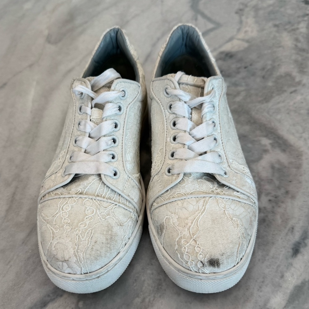 Christian Louboutin lace sneakers